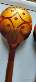 Dřevěné ručně malované lžíce SSSR - 16
