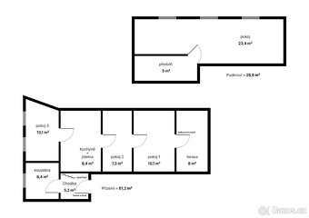 Prodej rodinného domu 90 m², pozemek 113 m² Velká Bystřice - 16