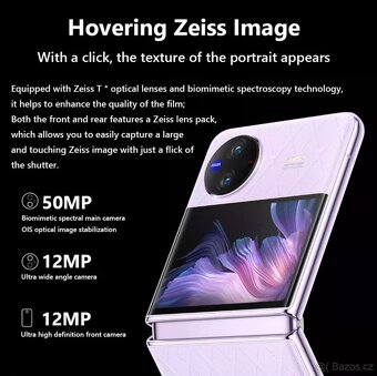 Vivo X FLIP 5G, Pink růžová 12GB RAM/256GB. GLOBAL EU VERZE - 16