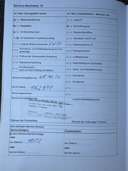 Volkswagen Golf VII 7 1.6 TDi 81KW servisni kniha - 16