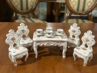 Sběratelský porcelánový miniatur set – ručně malovaný - 16
