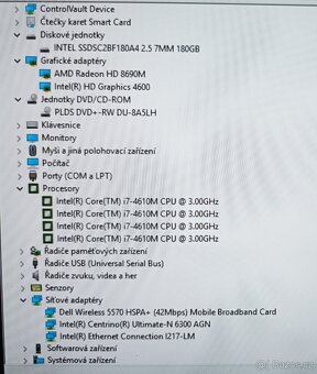 Dell Latitude E6440 Core-i7,8GB,SSD,FHD,Cz podsvíc., TOP - 16