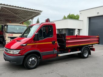 IVECO DAILY TŘÍSTRANNÝ SKLÁPĚČ + HYDRAULICKÁ RUKA do 3,5 - 16