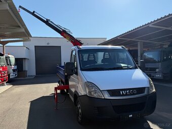 IVECO DAILY TŘÍSTRANNÝ SKLÁPĚČ + HYDRAULICKÁ RUKA do 3,5t - 16