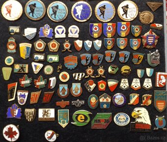 odznaky - různé druhy, sport, armáda, auto moto i jiné - 16