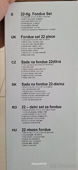 Fondue set. - 16
