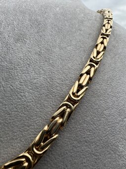 Zlatý řetěz s křížem - KRÁLOVSKÁ VAZBA - KŘÍŽ 88g  585 14k - 16
