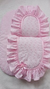 Peřinky do kočárků pro panenky z různých barev-látky Madeiry - 16