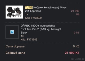 Kočárek Tutis Viva4 3v1 - 16