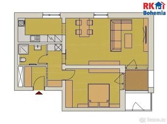 Pronájem novostavby bytu 2+kk s lodžií a parkovacím stáním v - 16