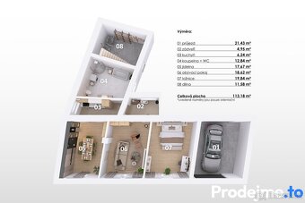 Prodej rodinného domu, 92 m2 - Nové Syrovice, ev.č. 100006 - 16