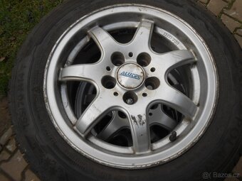 ALU KOLA +ZIMNÍ PNEU 165/70R14 BARUM POLARIS 5 OBUTE FÁBIA 1 - 16