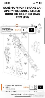Ktm exc/ sx brembo strmen, motomaster flame - 16