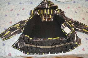 128 134 zimní bunda oteplené kalhoty oteplováky - 16