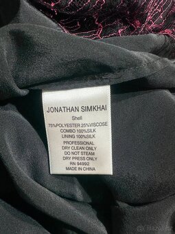 Luxusní hedvábné šaty Jonathan Simkhai Vel XS-S - 16