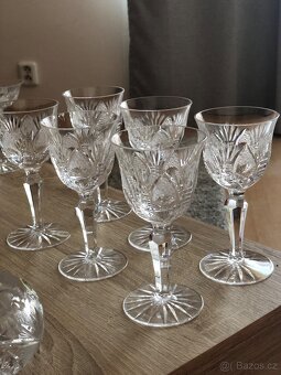 broušené sklo 50 let staré Bohemia glass - 16