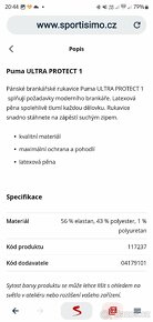NOVÉ BRANKÁŘSKÉ RUKAVICE PUMA PC 3200,- - 16