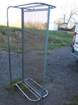 Chromovaný gauč, velmi dobrý stav - 16