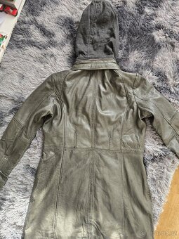 Dámský kožený kabát vel. XL - 16