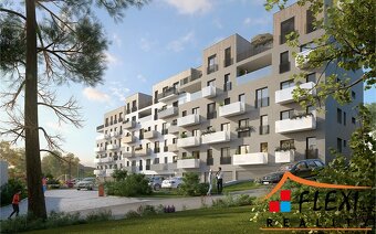 Pronájem bytu 2+kk  s balkónem, 59 m2 a parkovacím stáním v  - 16