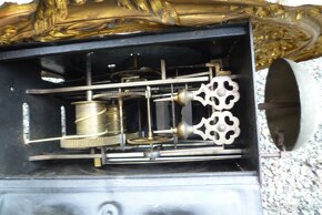 Comtoisse starožitné francouzské hodiny bití kyvadlo stroj - 16