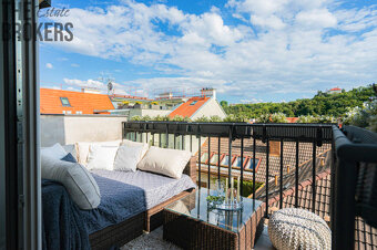 Pronájem luxusního mezonetového bytu, 170 m2, Praha 5, ul. H - 16