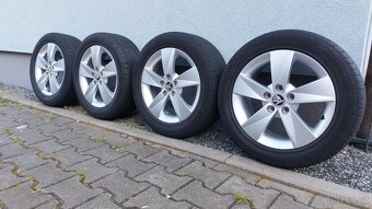 Alu kola originál Škoda Fabia III, Rapid 5x100 R15 - 16