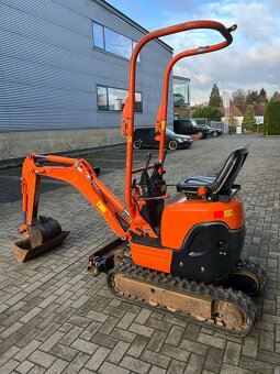 Minibagr Kubota U10 s nulovým přesahem zádě - 16
