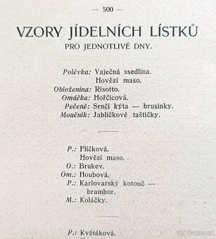 Kuchařská kniha domácnosti, Rakousko-Uhersko, rok 1914 - 16