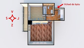 Prodej bytu 2+kk, 40,3m2, Farkašova ul., Praha  - Kyje - 16