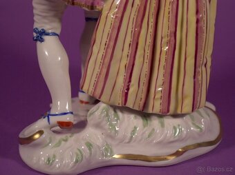 Stará porcelánová figurka z Nymphenburgu - 16