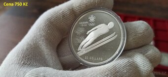 Kanada stříbrné 20 Dollars OH Calgary 1988. - 16