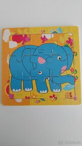 Retro puzzle, foukací harmonika, puzzle záchranáři - 16