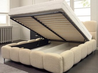 Manželská postel , uplne nový . Bezový  | 180x200 - 16