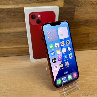 iPhone 13 128GB, červený, 100% baterie (rok záruka) - 16