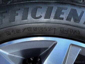 Original ALU kola VW Soho 17" 7J ET40 letní pneu 215/55/R17 - 16