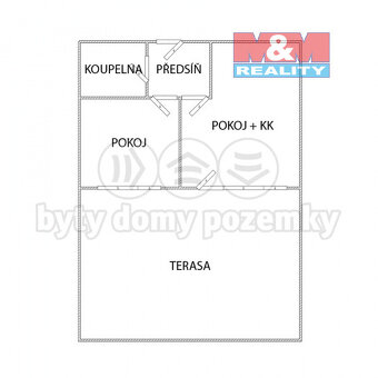 Pronájem bytu 2+kk, 65 m², Lysá nad Labem, ul. Šípková - 16
