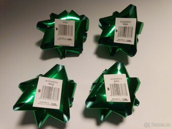 Vánoční ozdoby, dekorace barevné stuhy 10m a rozety Nové - 16