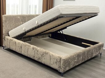 Manželská postel 180/200 a 160/200 úplně nové . - 16