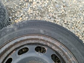 Sada originálníc 16" plechových disků BMW 5x120 + zimní pne - 16