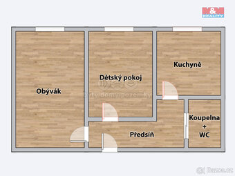 Prodej bytu 2+1, 51 m², Opava, ul. Rolnická - 16
