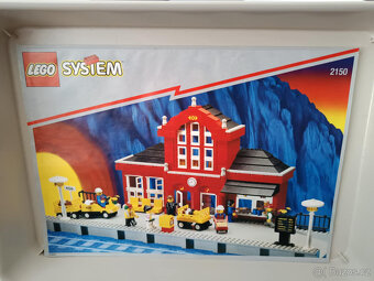 LEGO Train 9V Train Station +návod - 16