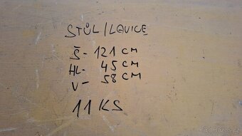 Stůl Lavice Ponk - 16