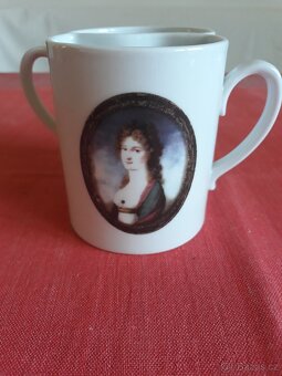 Starožitné porcelánové hrnečky - 16