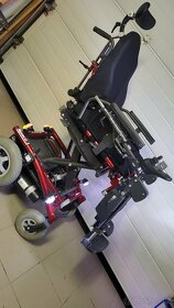 elektrický invalidny vozik polohovací 10km/h nove batérie - 16