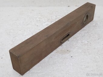 30cm - Retro dřevěná vodováha / vodní váha - 16