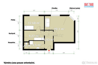 Prodej bytu 2+1, 63 m², Planá, ul. Hřbitovní - 16
