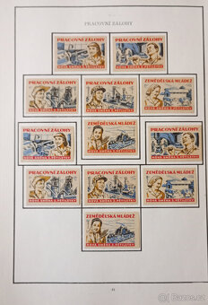 Historické zápalkové nálepky Československo r45-58 - 16