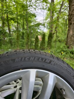 Alu kola Opel 7jx17 et41 5x110 + pneu Michelin 225/45/r17 - 16
