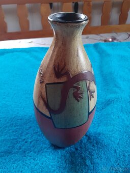 Starožitné dózy na rýži, na mouku, kořenky, váza - 16